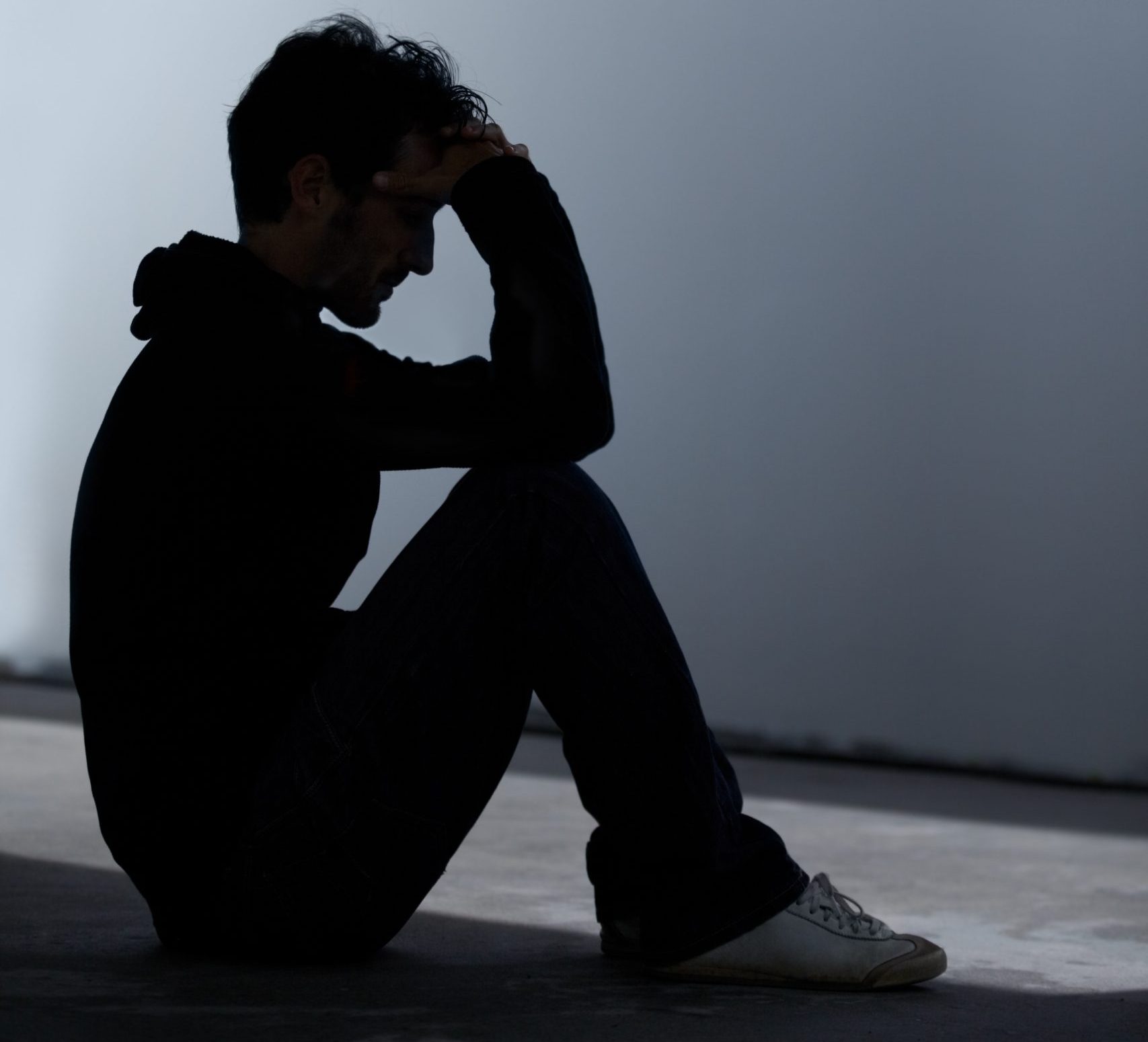 Man,,Sad,Or,Depression,With,Mental,Health,And,Silhouette,,Stress
